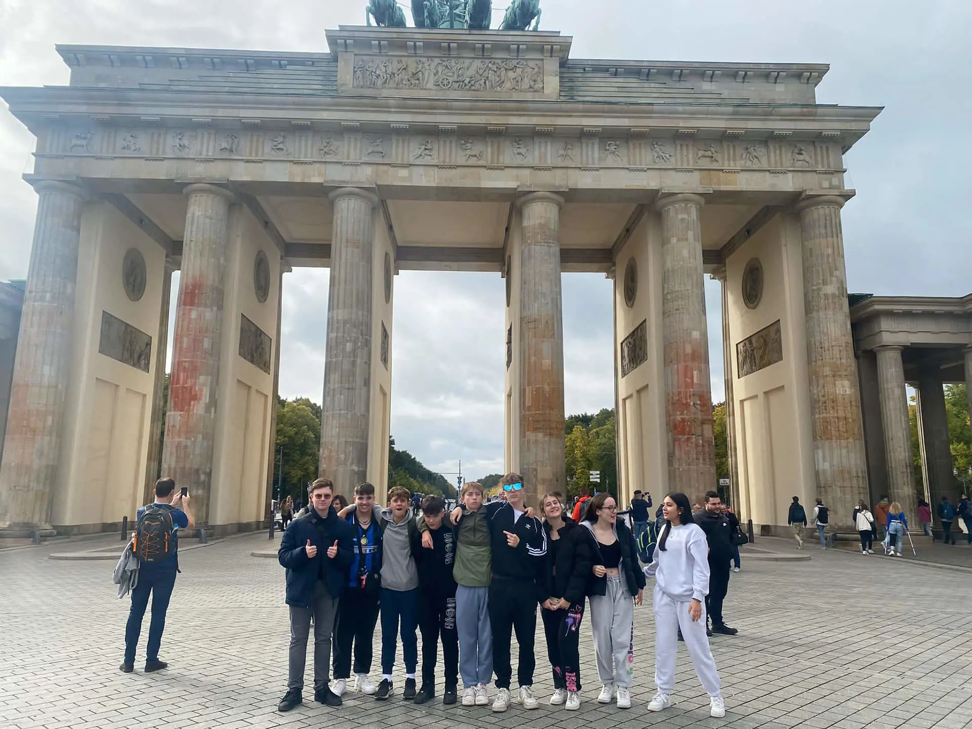 Modern Foreign Language students from The Gregg School on an overseas trip